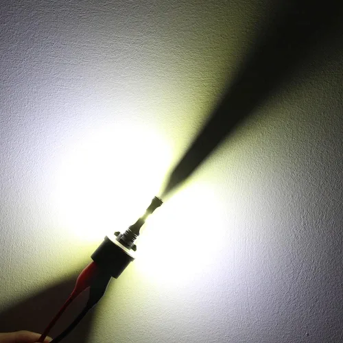 Miniatura 8 de Alla Lighting Bombillas LED antiniebla de 3800 lm 899 880, base PG13 superbrillante 884 885 887 893 H27 H32, ETI 56-SMD (amarillo dorado de 3000 K)