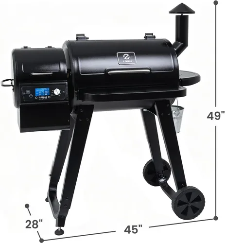 Miniatura 7 de Z GRILLS Parrilla de pellets de madera 2026 y ahumador con controlador PID V3.0, 459 pies cuadrados en área de cocina, sonda de carne, estante