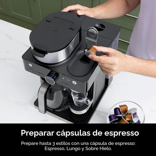Miniatura 3 de Ninja Cafetera programable de 12 tazas, 2 estilos de preparación, plato caliente ajustable, depósito de agua de 60 onzas, preparación retardada