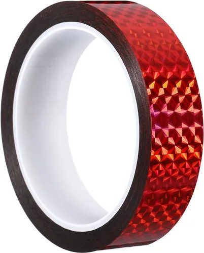 Miniatura 28 de PATIKIL Cinta prisma de 0.2 pulgadas x 55 yardas, adhesivo reflectante holográfico metalizado para detallar decoración de pared, arte de decoración