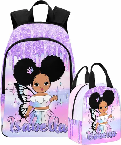 Miniatura 224 de Texto personalizado Elefante desgaste gafas mochila mochila mochila casual Daypack bolsa para mamá niñas, color86-4, Mochilas Daypack