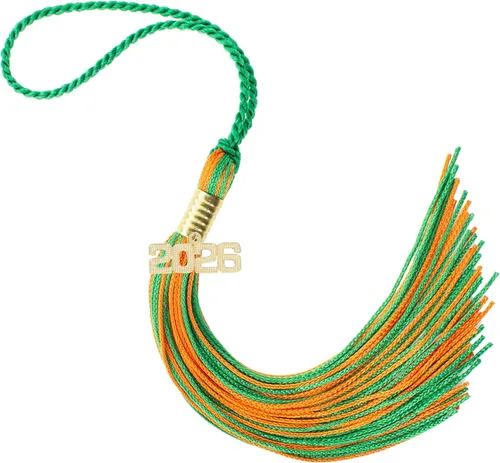 Miniatura 220 de Borla de graduación Aqua 2022, todos los colores escolares disponibles, fabricada en Estados Unidos