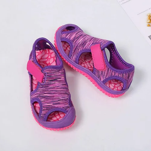 Miniatura 5 de Niño Lindo Agua Acuática Zapatos NiñosNiñas Sandalias De Playa Ligero Transpirable Verano Deportes Al Aire Libre Cerrado-Toe Zapatos