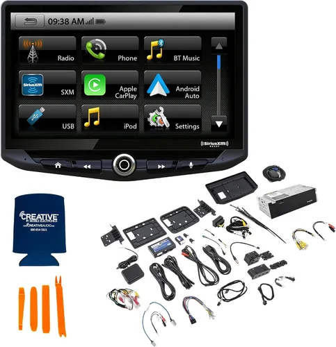 Stinger HEIGH10 RAM Truck (2013-18) Estéreo de coche con pantalla táctil HD de 10 pulgadas, radio automática Apple CarPlay/Android, unidad principal
