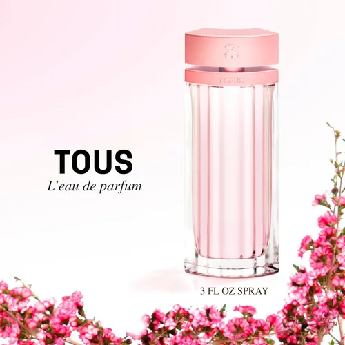 Miniatura 2 de TOUS L'eau De Parfum - Spray para mujer, elegante perfume floral almizclado para uso diario con notas de jazmín, peonía blanca y ámbar, 3 onzas