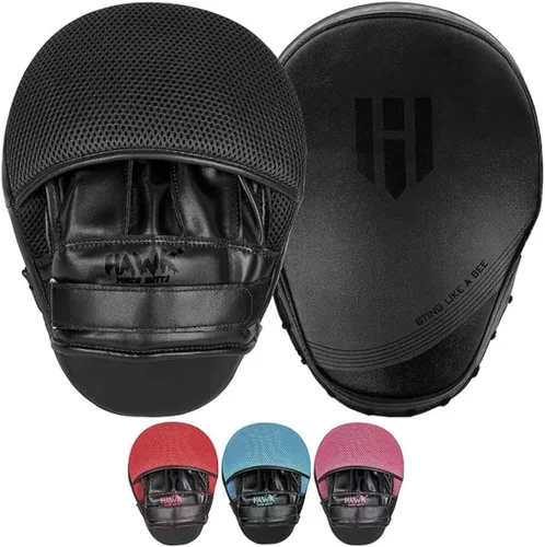 Miniatura 9 de Manoplas de golpeo para Kickboxing, Muay thai, artes marciales mixtas, boxeo, entrenamiento, enfoque, almohadillas de mano para niños, hombres y Azul