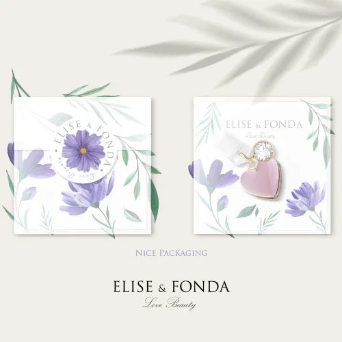 Miniatura 5 de ELISE & FONDA CP143 Puerto de carga USB anti polvo enchufe pequeño corazón rosa amor colgante encanto teléfono para iPhone 11/XS MAX/XR/X/8