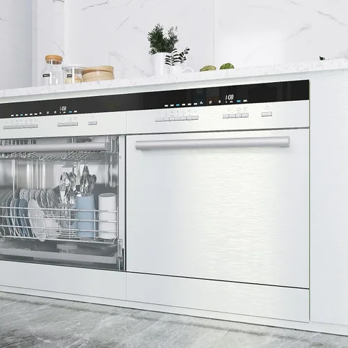 Miniatura 2 de VEELIKE Papel de contacto de acero inoxidable blanco brillante cepillado para electrodomésticos, refrigerador, lavavajillas, refrigerador, cocina