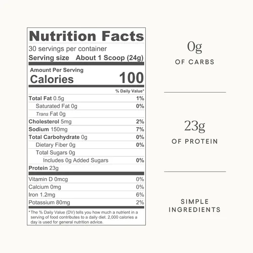 Miniatura 2 de Be Well by Kelly - Polvo sueco de proteína de ternera alimentada con pasto - Paleo y Keto Friendly, sin lácteos y sin gluten - Polvo bajo