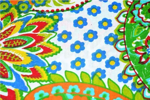 Miniatura 6 de Tela de algodón con estampado floral de 45 pulgadas de ancho, tela de gasa de algodón para costura de vestido negro, tela para manualidades por 5