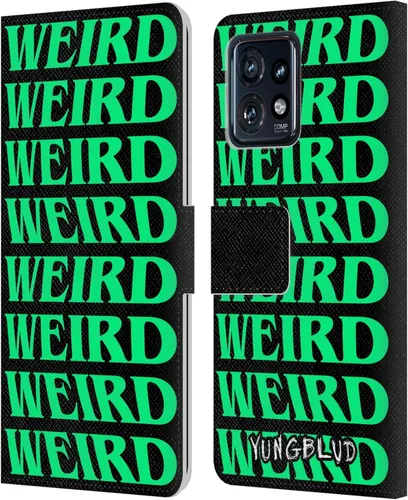 Miniatura 11 de Head Case Designs Officially Licensed Yungblud Face Graphics Leather Book Wallet Case Cover Compatible with Motorola Moto Edge 40 Pro