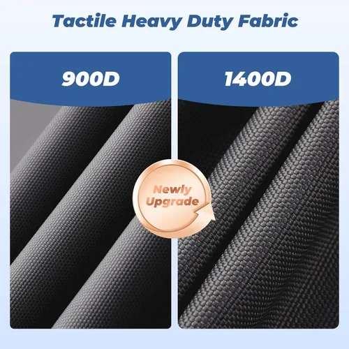 Miniatura 3 de RVMasking Cubierta para barco pontón con cubierta para motor, 1400D resistente reforzada en el medio, cubierta impermeable para barco de grado