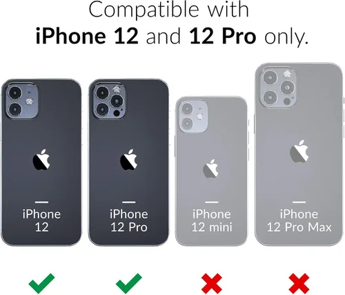 Miniatura 2 de Crave Funda para iPhone 12, iPhone 12 Pro, funda de protección dual para iPhone 12/12 Pro (6.1 pulgadas), color verde bosque