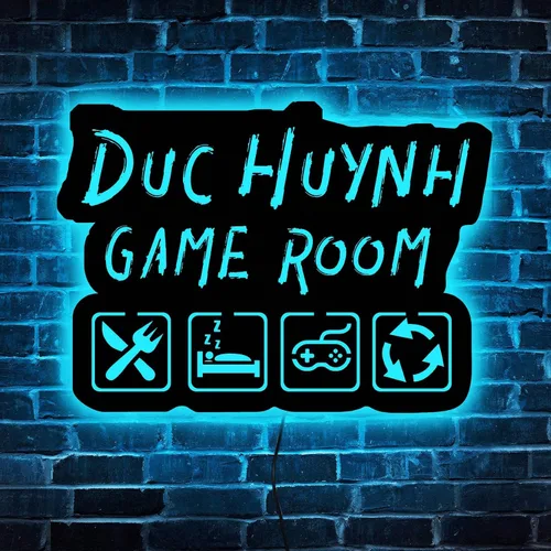 Miniatura 12 de Etiqueta de neón personalizada para gamer, letrero LED para decoración de zonas