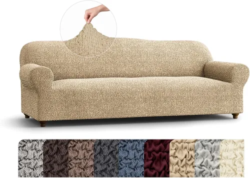 Miniatura 16 de PAULATO BY GA.I.CO. Funda para silla - Funda para sillón - Funda desmontable para sillón - Funda de tela de algodón - 1 pieza, protector de muebles