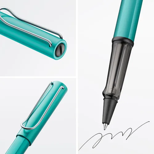 Miniatura 2 de Lamy AL-star Turmalina - Bolígrafo con mango ergonómico transparente y ancho de línea M - cuerpo ligero de aluminio - incluye recarga de bola M 63