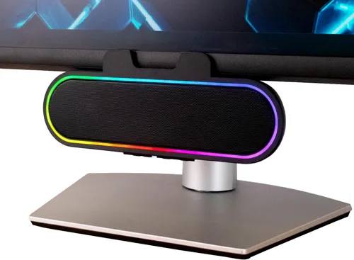 Miniatura 10 de Cyber Acoustics Barra de Altavoces USB y Bluetooth (CA-2890BT) – Altavoz Alimentado por USB con Micrófono para PC y Bluetooth para Conectar