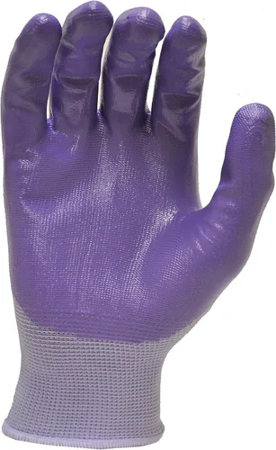 Miniatura 7 de Guantes de trabajo con revestimiento de micro espuma - Guantes de jardín, uso general, construcción, trabajo de jardinería, talla L