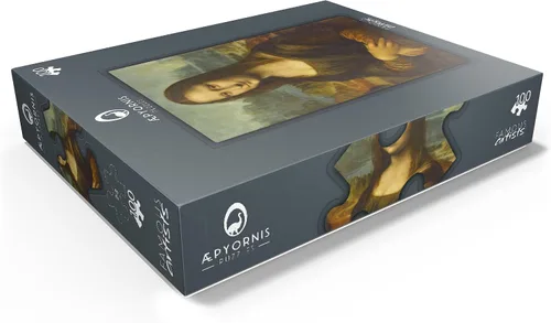 Miniatura 3 de MyPuzzle Mona Lisa - Lisa Del Giocondo by Leonardo Da Vinci - Rompecabezas premium de 100 piezas para adultos