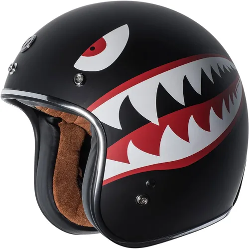 Miniatura 8 de TORC T50/Del Mar Casco de Motocicleta con Cara Abierta 3/4 con Gráficos