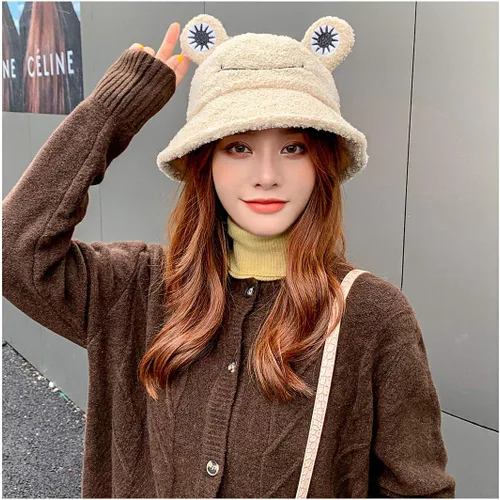 Miniatura 4 de Haoohu Gorra de algodón para adultos, diseño de rana, sombrero de sol para fiesta de disfraces