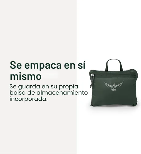 Miniatura 4 de Osprey Mochila Ultraligera Plegable Stuff Pack - Mochila de Viaje Ligera y Empacable - Bolsa Extra Para Viajes y Uso Diario - Mochila de Día de 18 L
