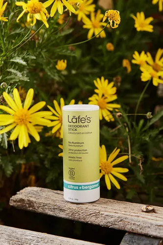 Miniatura 6 de Lafe's Desodorante natural Desodorante natural en barra sin plástico de 2.25 onzas en embalaje de papel Sin aluminio, parabenos ni bicarbonato