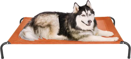 Miniatura 15 de FurHaven Cunas elevadas para mascotas – Hamaca de malla de nailon refrescante y transpirable para perros pequeños y gatos, fácil de montar, duradera
