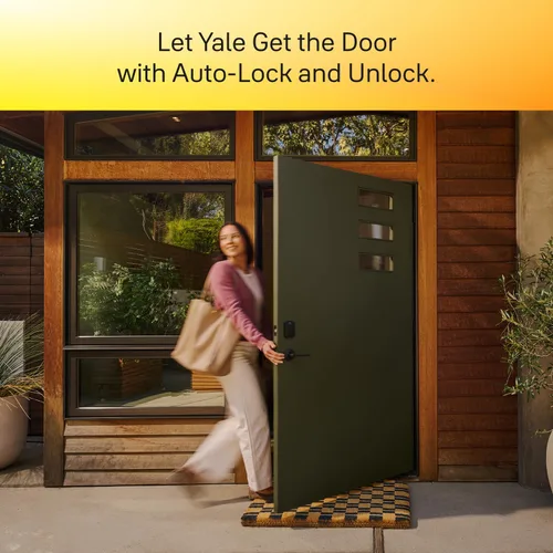 Miniatura 2 de Yale Assure Lock 2 con Wi-Fi – Cerradura inteligente de níquel satinado para puerta delantera con teclado, control de aplicaciones, llave