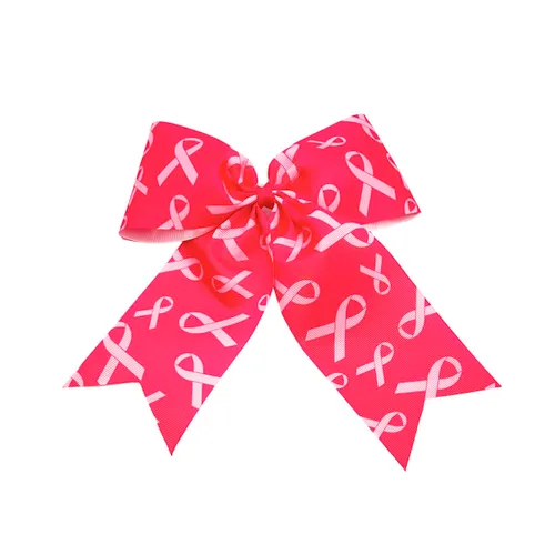 Miniatura 5 de Pinzas para el cabello con cinta de concientización rosa para el cáncer de mama, lazo rosa BCA02 (C1)