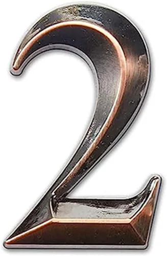 Miniatura 27 de Números de casa para puertas 3D, números de buzón de 3 pulgadas, números del 0 al 9, autoadhesivos, números de puerta de casa, dirección de calle