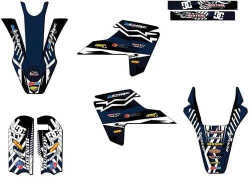 Miniatura 7 de Kit de base gráfica Mini TC 50 Mayhem Black Senge 2018-2023 compatible con Husqvarna