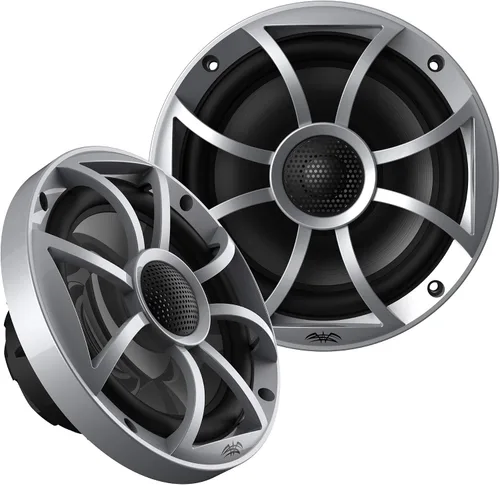 Miniatura 6 de Wet Sounds WS-MC-2 Radio marina con 1 par de sonidos húmedos OEM reemplazo 65ic-S serie XS cono plateado 6.5" par de altavoces coaxiales