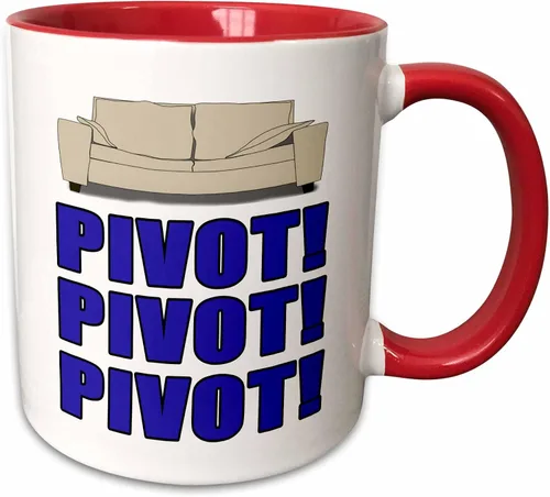 Miniatura 8 de 3dRose mug_223765_4 - Taza de dos tonos, 11 onzas, color azul pivote pivotante, color negro y azul
