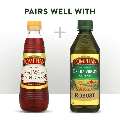 Miniatura 6 de Pompeian Vinagre de vino tinto gourmet – 30 onzas líquidas – Vinagre para cocinar – Sabor audaz y afrutado para aderezos de ensalada, adobos y salsas