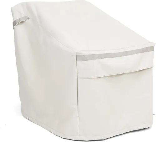 Miniatura 10 de Covermates Prestige - Funda para silla de exterior, 900D resistente al agua, protección para muebles de patio con dobladillo con cordón, correas
