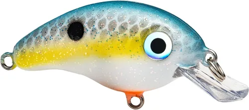 Miniatura 5 de Strike King Señuelo de pesca Bitsy Pond Minnow Crankbait, 3/32 oz, irresistible para los peces Sexy Shad