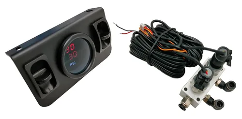 Miniatura 8 de Kit de control de medidor de aire dual en cabina con interruptor de paleta digital para control de sensor de presión de aire del kit de suspensión