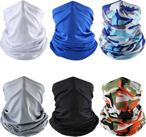 Miniatura 20 de Geyoga Neck Gaiter Bandana Face Mask Summer UV Protection Cooling Breathable Face Mask Neck Scarf Balaclava for Men Women