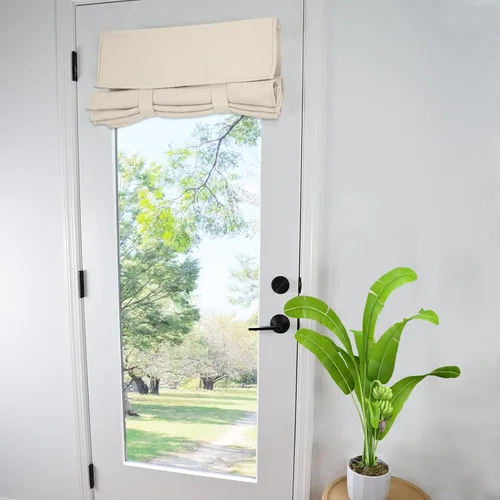 Miniatura 65 de WdFour Cortinas de puerta francesa con tacto sedoso, aislamiento térmico, reducción de ruido, cortinas opacas para puerta de vidrio y oficina