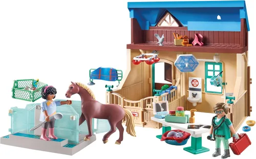 Miniatura 6 de Playmobil Caballos de la Cascada - Terapia Ecuestre y Práctica Veterinaria