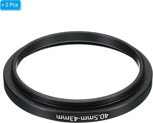 Miniatura 3 de PATIKIL Anillo elevador de metal de 1.594 in-1.693 in, paquete de 2 anillos adaptadores de filtro de lente de cámara, anillo adaptador de filtro