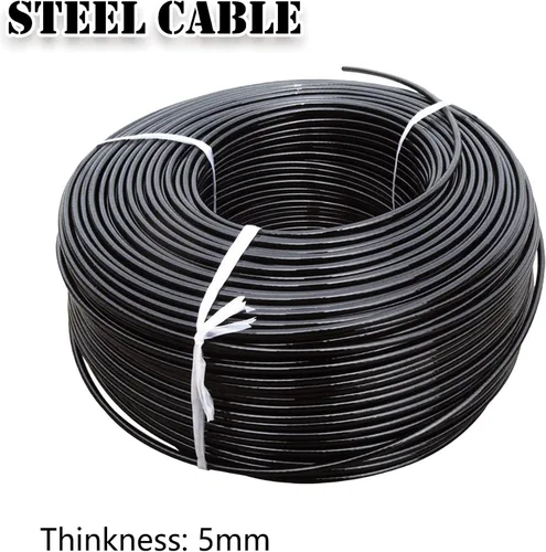 Miniatura 2 de J Bryant Fitness Pulley Cable Gym Cable Replacement for Pulley Machine Heavy Duty Steel Wire Rope Available in 32.8, 65.6, 98.8Ft Length Exercise