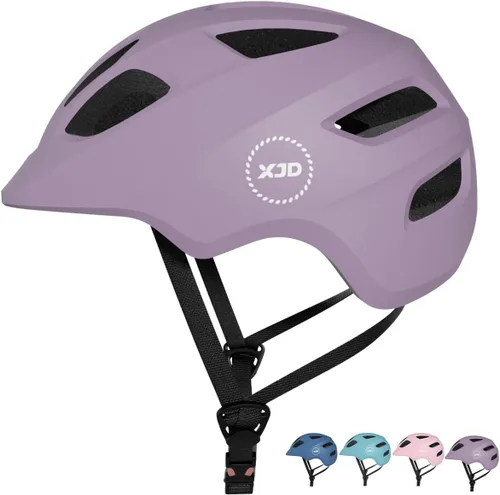 Miniatura 13 de Casco XJD para niños pequeños, casco de bicicleta para niños, ajustable, multideporte, para patinetas, para niños y niñas, liviano, para niños de 1