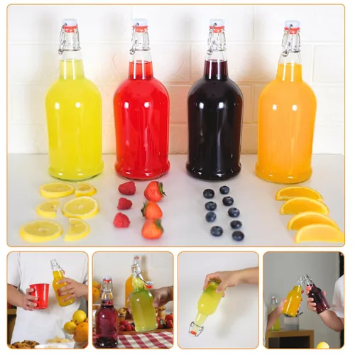 Miniatura 7 de Caja de 12, 16 oz (453 g). EZ Cap – Botellas de cerveza - CLARA Claro