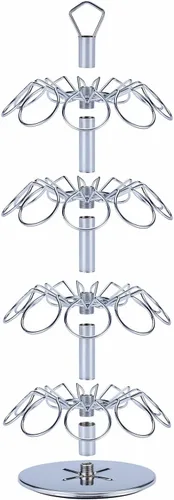 Miniatura 4 de Soporte para cápsulas de café K de almacenamiento de 4 niveles compatible con 36 cápsulas K-Cup 27 vainas-3 niveles