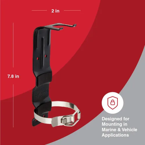 Miniatura 4 de FIRST ALERT BRACKET2 Soporte de extintor de incendios de repuesto, negro