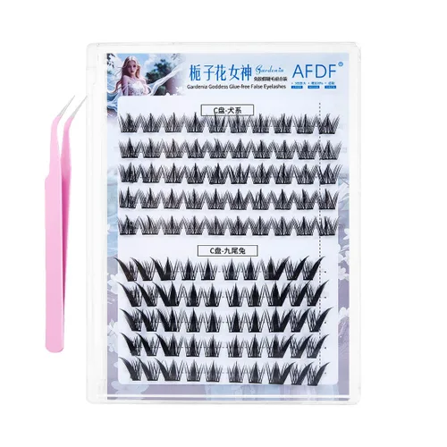 Miniatura 45 de Extensión de Pestañas DIY Efecto 3D Natural Individual 9/11/12mm Pestañas 80 Racimos Pestañas de Volumen Set Mixto, Extensión de Pestañas Caseras