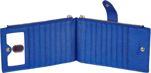 Miniatura 3 de Travelambo Cartera para mujer con bloqueo RFID y bolsillo con cremallera