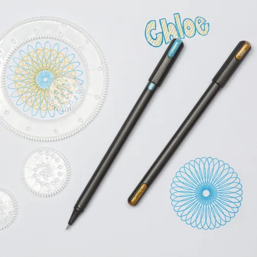 Miniatura 7 de Pentonic Bolígrafos de Gel con Purpurina, 10 unidades, 10 colores surtidos, punta gruesa de 1.0 mm, escritura suave para journaling, toma de notas